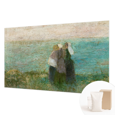 Fototapet la comandă pentru dormitor Refleksion ved havet