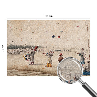 Tapet Svævende drager