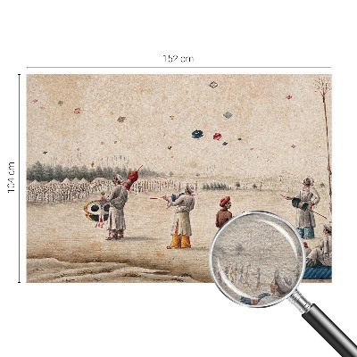 Tapet Svævende drager