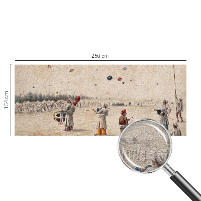 Tapet Svævende drager