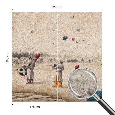 Tapet Svævende drager