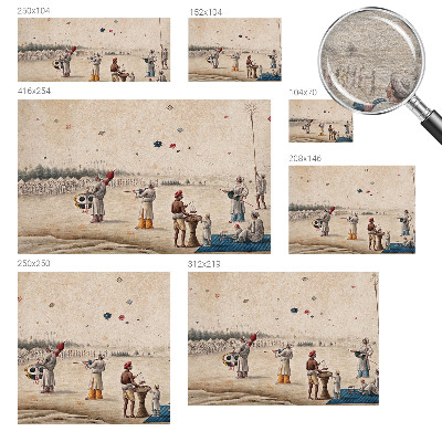 Tapet Svævende drager