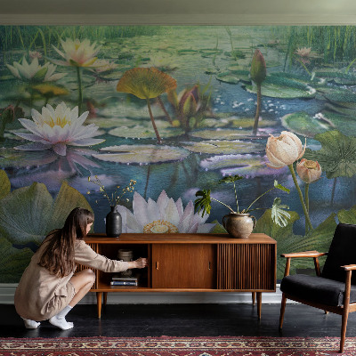 Fototapet vlies imprimat Damblomster