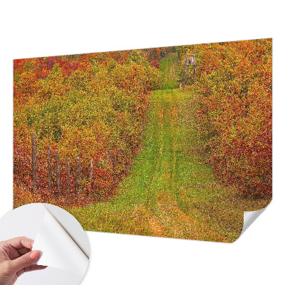 Fototapet autocolant cu motiv cu lebădă și nuferi