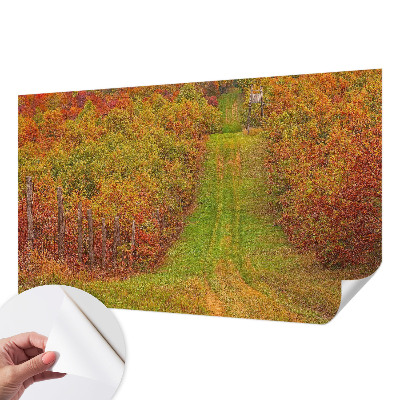 Fototapet autocolant cu motiv cu lebădă și nuferi