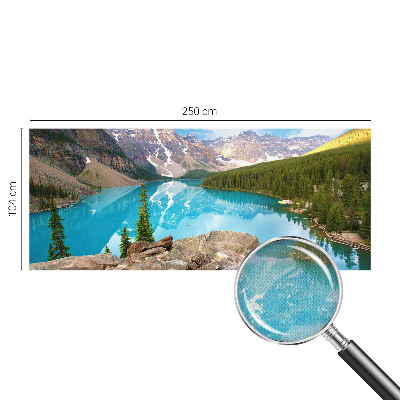 Fototapet 3d pentru living Cercuri de lemn