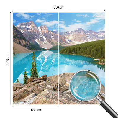 Fototapet 3d pentru living Cercuri de lemn