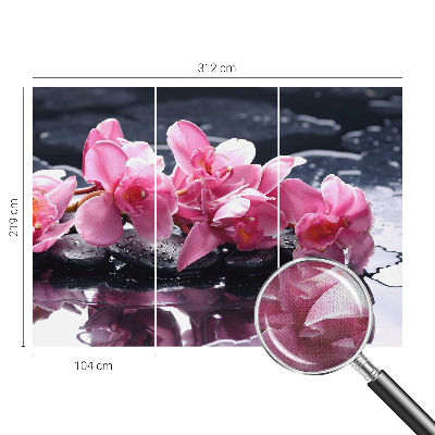 Fototapet 3d pentru dormitor cu design abstract ce pune accent pe luminozitate