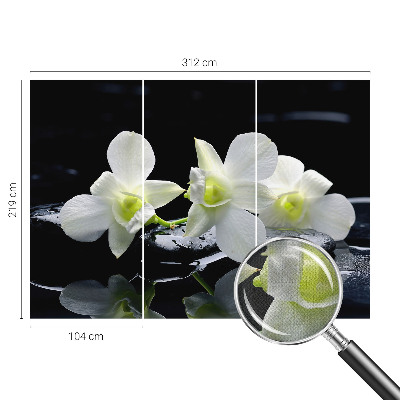 Fototapet autoadeziv pentru living cu model de valuri colorate