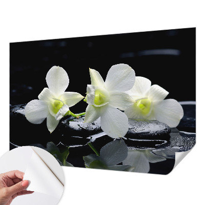 Fototapet autoadeziv pentru living cu model de valuri colorate