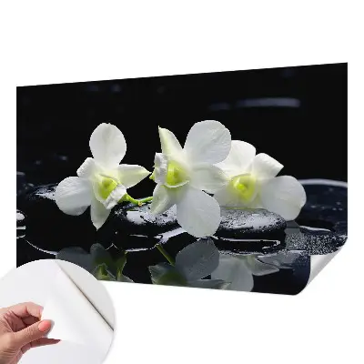 Fototapet autoadeziv pentru living Valuri colorate