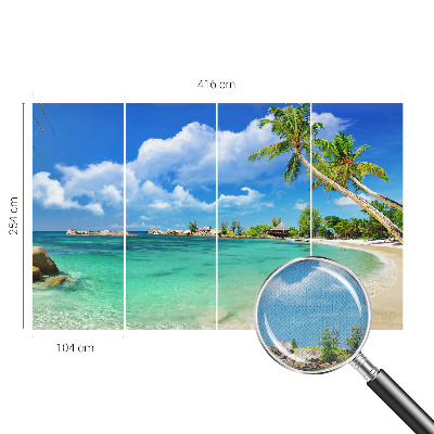 Fototapet 3d cu piese în formă de curcubeu