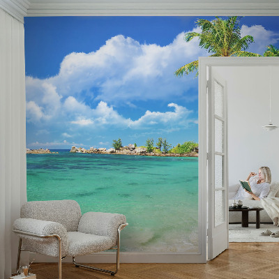 Fototapet 3d cu piese în formă de curcubeu