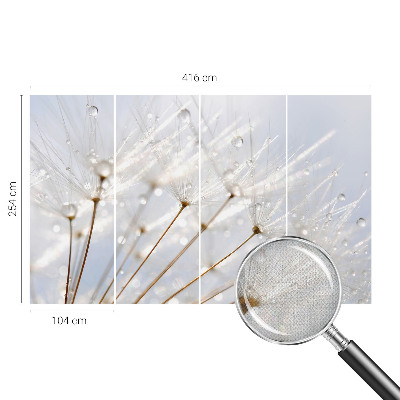 Fototapet 3D pentru living cu motiv de verdeață naturală