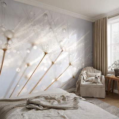 Fototapet 3D pentru living cu motiv de verdeață naturală