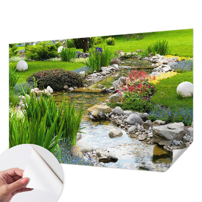 Fototapet autoadeziv pentru dormitor cu modele geometrice