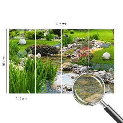 Fototapet autoadeziv pentru dormitor cu modele geometrice
