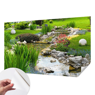 Fototapet autoadeziv pentru dormitor cu modele geometrice