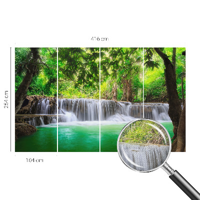 Tapet autoadeziv cu model de păsări colorate