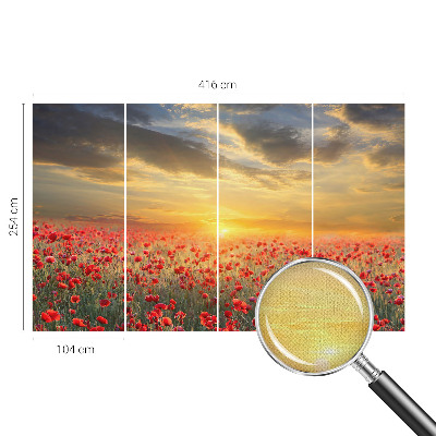 Fototapet 3D cu frunze tropicale