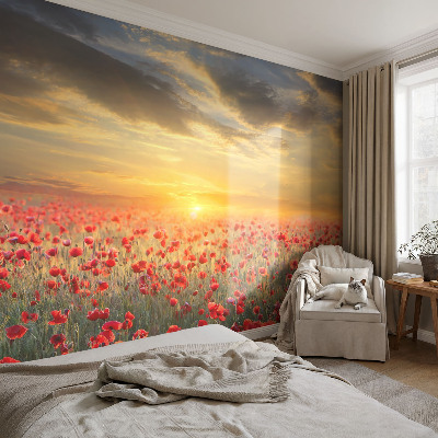 Fototapet 3D cu frunze tropicale