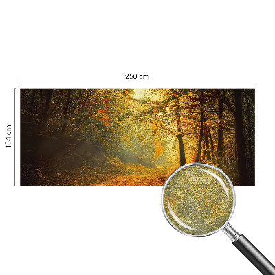 Fototapet autoadeziv pentru living cu panoramă a pădurii