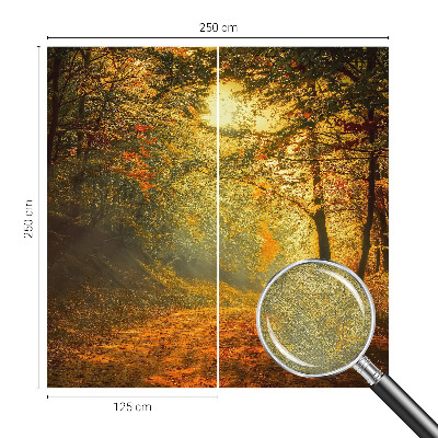Fototapet autoadeziv pentru living cu panoramă a pădurii