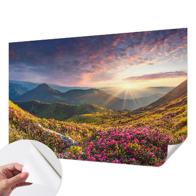 Fototapet 3d pentru living Valuri verzi