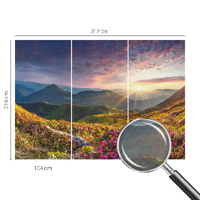 Fototapet 3d pentru living Valuri verzi