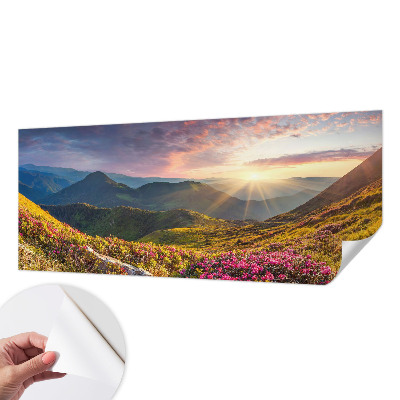 Fototapet 3d pentru living Valuri verzi