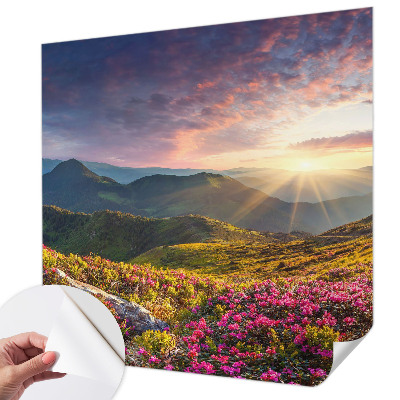 Fototapet 3d pentru living Valuri verzi