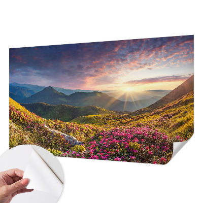 Fototapet 3d pentru living Valuri verzi