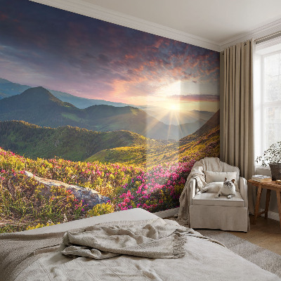 Fototapet 3d pentru living Valuri verzi