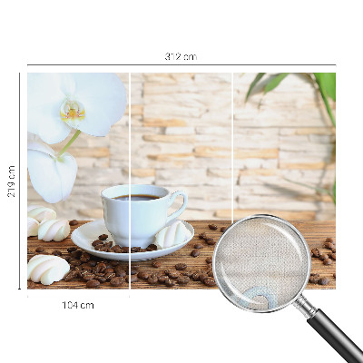 Fototapet autoadeziv pentru camera copiilor cu model de valuri metalice