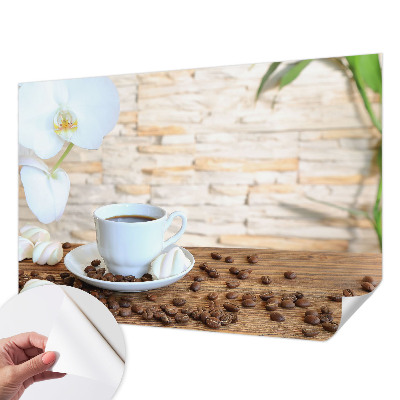 Fototapet autoadeziv pentru camera copiilor cu model de valuri metalice
