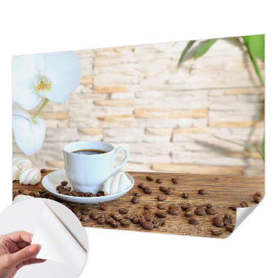 Fototapet autoadeziv pentru camera copiilor cu model de valuri metalice
