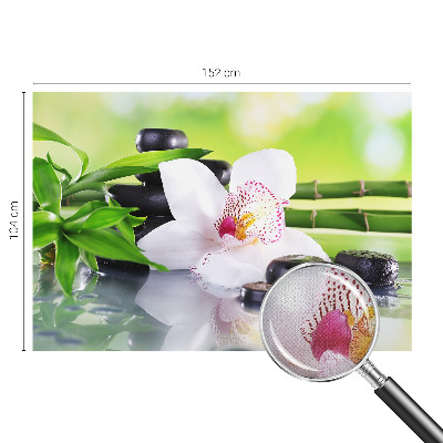 Fototapet 3D pentru living cu motiv de scânduri de lemn