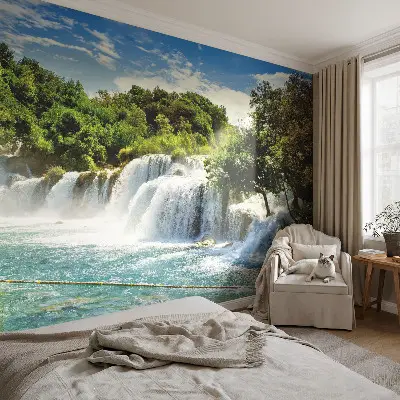 Fototapet autoadeziv pentru living Model de granulație