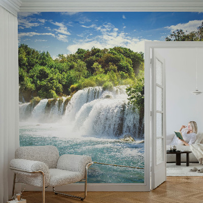 Fototapet autoadeziv pentru living cu model de granulație