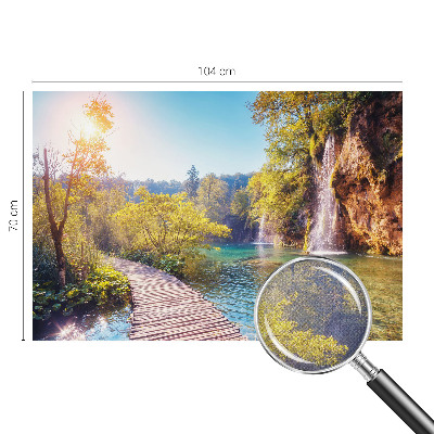 Fototapet autocolant cu model cu plăci ornamentale