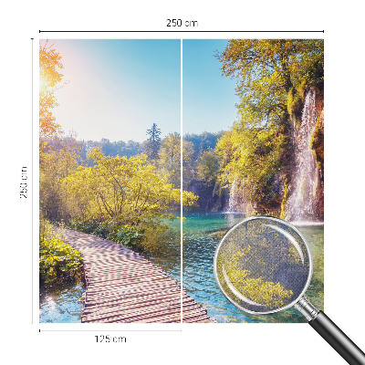 Fototapet autocolant cu model cu plăci ornamentale