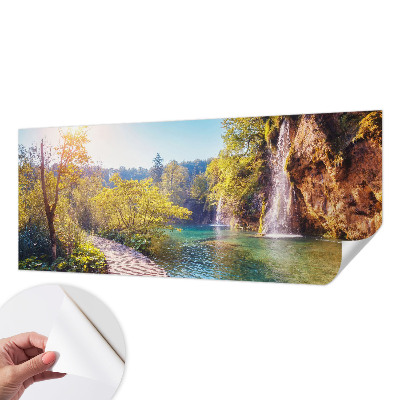 Fototapet autocolant cu model cu plăci ornamentale