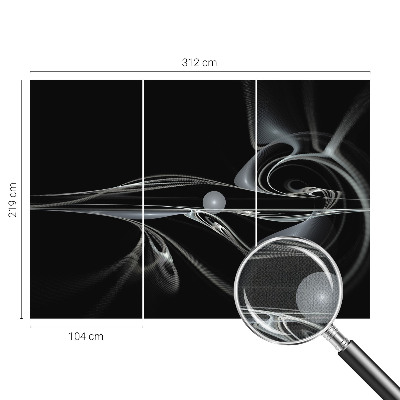 Fototapet 3d cu design rezumat colorat