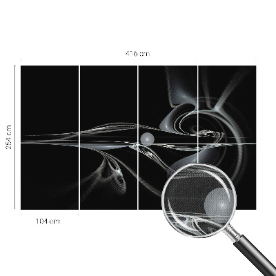 Fototapet 3d cu design rezumat colorat