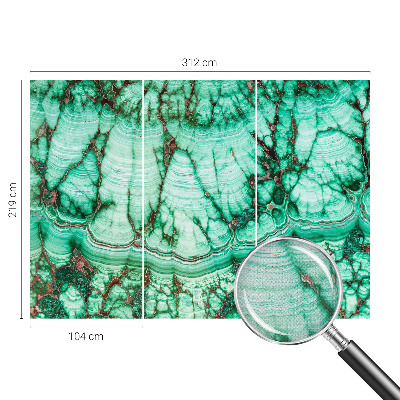 Fototapet 3d pentru living cu design în nuanțe vii