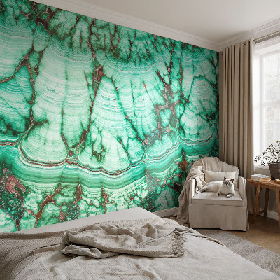 Fototapet 3d pentru living cu design în nuanțe vii