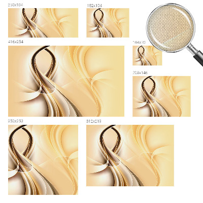 Fototapet 3D pentru dormitor cu valuri abstracte
