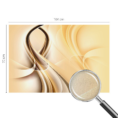 Fototapet 3D pentru dormitor cu valuri abstracte