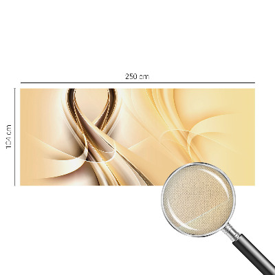 Fototapet 3D pentru dormitor cu valuri abstracte