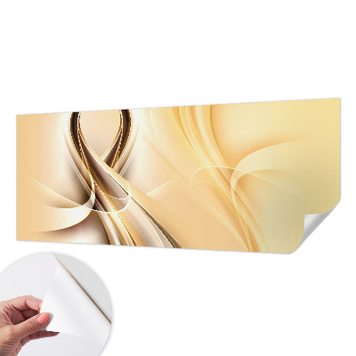 Fototapet 3D pentru dormitor cu valuri abstracte